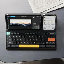 Load image into Gallery viewer, nuphy Air60 V2 Portable Wireless Keyboard 60% Low Profile Mechanical Keyboard Support QMK/VIA Compatible with Windows/mac OS/Linux Supports Bluetooth 5.1/2.4GHz/USB-C Black, Gateron Blue Switch_7351
