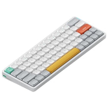 Load image into Gallery viewer, nuphy Air60 V2 Portable Wireless Keyboard 60% Low Profile Mechanical Keyboard Support QMK/VIA Compatible with Windows/mac OS/Linux Supports Bluetooth 5.1/2.4GHz/USB-C White - Gateron Blue Switch_1

