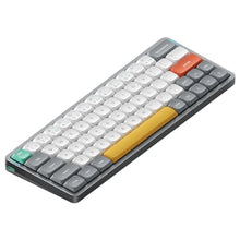 Load image into Gallery viewer, nuphy Air60 V2 Portable Wireless Keyboard 60% Low Profile Mechanical Keyboard Support QMK/VIA Compatible with Windows/mac OS/Linux Supports Bluetooth 5.1/2.4GHz/Wired (USB-C) Grey-Gateron Blue Switch_1
