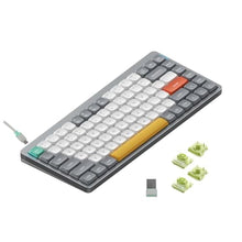 Load image into Gallery viewer, nuphy Air75 V2 Portable 75% Mechanical Keyboard,Wireless Keyboard,Supports Bluetooth/2.4G/USB-C RGB Gaming Keyboards,Compatible with Windows/Mac OS/Linux Systems Grey-Gateron Aloe Switch_1
