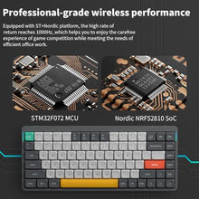 Load image into Gallery viewer, nuphy Air75 V2 Portable 75% Mechanical Keyboard,Wireless Keyboard,Supports Bluetooth/2.4G/USB-C RGB Gaming Keyboards,Compatible with Windows/Mac OS/Linux Systems Grey-Gateron Wisteria Switch_6492
