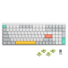 Load image into Gallery viewer, nuphy Air96 V2 Wireless Mechanical Keyboard,100 Keys RGB Backlit Keyboard,Supports Bluetooth 5.1,2.4G and Wired Connection,for PC/Laptop/Windows/Mac -White Gateron Aloe Switch_1
