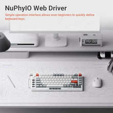 Load image into Gallery viewer, nuphy Field75 HE V2 75% Layout 83 Keys Gaming Keyboard with knobs, White_40
