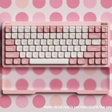 Load image into Gallery viewer, nuphy Halo75 V2 Mechancial Gaming Kyeboard,75% Wireless Hot Swappable Bluetooth Keyboard,83 Kyes RGB Backlit Keyboard,Support Bluetooth/2.4GHz/USB-C (Pink, Lemon (55gf))_5957
