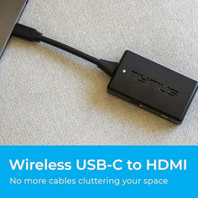Load image into Gallery viewer, Nyrius Orion Prime Wireless USB-C to HDMI Video Transmitter &amp; Receiver, Plug &amp; Play Extender, Stream Full HD 1080p up to 150ft from PC, Laptop, Mobile Phone, Tablet to a TV or Projector (TDD21), Black_1393
