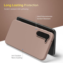 Load image into Gallery viewer, oakxco for Samsung Galaxy S23 Case Ultra Thin Slim Cover, Lightweight Anti-Scratch Phone Case for Women Men, Solid Protective &amp; Shockproof, Nude Light Brown_2527
