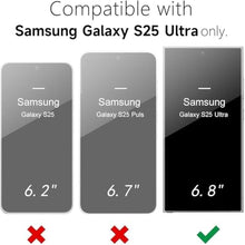 Load image into Gallery viewer, oakxco for Samsung Galaxy S25 Ultra Case Silicone, Thin Slim Grip Soft Rubber Gel Protective Phone Case for Women, Matte Plain Solid Color Aesthetic Cute Girly Case with Camera Cover, Black_847
