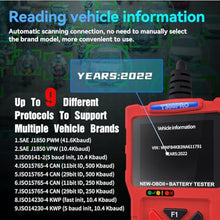 Load image into Gallery viewer, OBD2 Scanner Car Diagnostic Tool, Code Reader for All OBD II Cars &amp; Trucks, Automotive Scanner, Check Engine Light, Scan Tool elm327reader (T300 Pro,Red)_542
