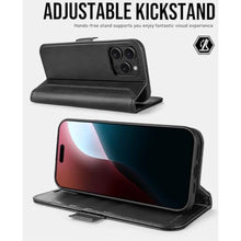 Load image into Gallery viewer, OCASE Compatible with iPhone 16 Pro Max Wallet Case, PU Leather Flip Folio Case with Card Holders RFID Blocking Kickstand [Shockproof TPU Inner Shell] Phone Cover 6.9 Inch 2024, Retro Graphite, RetroGraphite_2442
