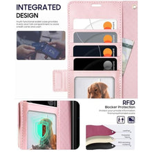 Load image into Gallery viewer, OCASE Compatible with Samsung Galaxy Z Fold7 Wallet Case, PU Leather Flip Folio Phone Cover with Card Slots, RFID Blocking, Kickstand &amp; Wrist Strap for Z Fold 7 2025, Pink_4395
