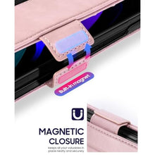 Load image into Gallery viewer, OCASE Compatible with Samsung Galaxy Z Fold7 Wallet Case, PU Leather Flip Folio Phone Cover with Card Slots, RFID Blocking, Kickstand &amp; Wrist Strap for Z Fold 7 2025, Pink_4397
