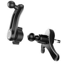 Load image into Gallery viewer, OCEANLOVE Universal Air Vent Clip Replacement for Car Phone Holder and 360Swing Arm Extension Rod Accessories, with Diameter 0.67 in 17 mm Joint Ball for Most Car Phone Mount, BlackYwithSwingRod_1
