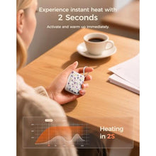 Load image into Gallery viewer, OCOOPA Hand Warmers Rechargeable, Smart Temp Control 7H*2 Long Safe Heat, Ultra Slim, Pocket-Size Design That Fits Gloves, Gifts for Women, Outdoor, Office, Commute (UT5 Nano), NocturneGarden_556
