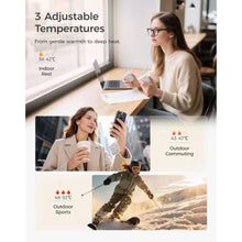 Load image into Gallery viewer, OCOOPA Hand Warmers Rechargeable, Smart Temp Control 7H*2 Long Safe Heat, Ultra Slim, Pocket-Size Design That Fits Gloves, Gifts for Women, Outdoor, Office, Commute (UT5 Nano), NocturneGarden_557
