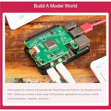 Load image into Gallery viewer, Official Raspbery Pi AI HAT+, Build-in 13 Tops Hailo-8 AI Accelerator to Quickly Build A Wide Range of AI-Powered Applications, High-Performance AI HAT Suitable for Raspbery Pi 5 (RPi AI HAT+ (13T)), RPiAIHATTOPS_469
