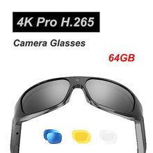 Load image into Gallery viewer, OhO Camera Glasses,4K Pro 24M Resolution H.265 Smart Glasses with Built-in 64GB Memory,UV400 Sunglasses for Outdoor Sport_788
