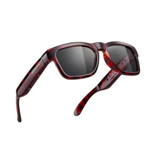 Load image into Gallery viewer, OhO Smart Glasses,Polarized Sunglasses with Bluetooth Speaker,Athletic/Outdoor UV Protection and Voice Control,Unisex(Grey Lens), BrownFrameblackLens_1
