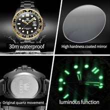 Load image into Gallery viewer, OLEVS Men Watch Leather,Chronograph Men's Wrist Watches,Analog Dress Watches for Men with Day,Fashion Mens Watches Waterproof with Luminous,Brown/Black/Blue/White Dial, RoseWatchCaseWhite_1140
