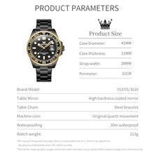 Load image into Gallery viewer, OLEVS Men Watch Leather,Chronograph Men's Wrist Watches,Analog Dress Watches for Men with Day,Fashion Mens Watches Waterproof with Luminous,Brown/Black/Blue/White Dial, RoseWatchCaseWhite_1141
