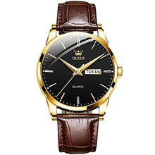 Load image into Gallery viewer, OLEVS Men Wrist Watches, brownblack_1
