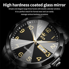 Load image into Gallery viewer, OLEVS Watches for Men Leather Dress Luxury Analog Quartz Wrist Watch Large Face Moon Phase Chronograph Luminous Calendar Waterproof Watch, BrownLeatherRoseGoldWhite_940
