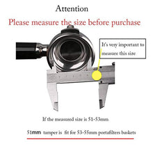 Load image into Gallery viewer, omgogo Espress Coffee Tamper 51mm, StainlessSteel_7090
