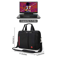 Load image into Gallery viewer, Omnpak 17" Laptop Briefcase with Combination Lock Anti Theft Notary Bag, Black_637
