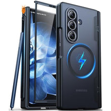 Load image into Gallery viewer, Oneagle Magnetic for Samsung Galaxy Z Fold 7 Case Built in Screen Protector Translucent [Fit for MagSafe] [S Pen Holder Slot] [Hinge Protection] MIL-Grade Shockproof Matte Case for Galaxy Z Fold 7, ZFoldMistyBlack_1
