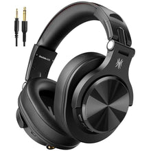 Load image into Gallery viewer, OneOdio A70 Bluetooth Over Ear Headphones, Wireless Headphones with 72H Playtime, Hi-Res, Built-in Mic, 3.5mm/6.35mm Wired Audio Jack for Studio Monitor &amp; Mixing DJ Guitar AMP, Computer PC Gaming, Black_1
