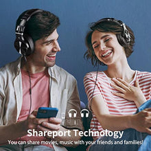 Load image into Gallery viewer, OneOdio A71 Hi-Res Studio Recording Headphones - Wired Over Ear Headphones with SharePort, Monitoring Mixing Foldable Headset with Stereo Sound, 3.5/6.35MM Jack for PC Computer DJ Guitar-Black_2314
