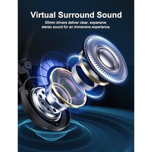 Load image into Gallery viewer, ONITOON Gaming Headset with Microphone, Detachable Cat Ears, Abyssal Mirror RGB Light, 50 MM Drivers Surround Sound, Lightweight Gaming Headphones for PC/Laptop/PS4/PS5/Switch, Black_197
