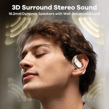 Load image into Gallery viewer, Open Ear Headphones Wireless Bluetooth, 60hrs Play 8D Sound Earphone Sport Earbuds with LED Display Over-Ear Buds with Earhooks Built-in Mic Headset for Sport Running Workout Driving (Light Yellow), LightYellow_1062

