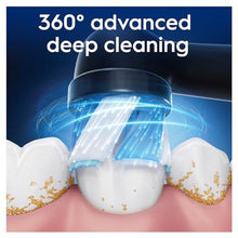 Load image into Gallery viewer, Oral-B iO Ultimate Clean Electric Toothbrush Head, Twisted &amp; Angled Bristles for Deeper Plaque Removal, Pack of 2 Toothbrush Heads, Black_3903
