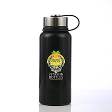 Load image into Gallery viewer, Organic Greek Vitamin Bottles. Hydrogen Alkaline Generator Water Bottle + Stainless Steel Filter 4 in 1 Design 800mL (27.05 FL OZ), Black_1
