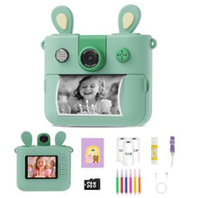 Load image into Gallery viewer, ORGSTA Kids Instant Print Camera for Boys and Girls 1080P HD Toddler Digital Camera with 3 Rolls Print Paper&amp;32G Card, Christmas Birthday Gift Toys for Age 3-16 Kids Portable Travel Digital Camera Toy, Green_1
