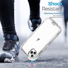Load image into Gallery viewer, ORIbox for iPhone 15 Pro Case Clear, [10 FT Military Grade Drop Protection], Transparent Heavy Duty Shockproof Anti-Fall Case for iPhone 15 Pro Phone Case,6.1 inch,3 in 1, Crystal Clear, CrystalClear_431

