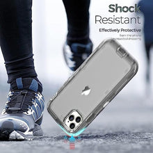 Load image into Gallery viewer, ORIbox for iPhone 15 Pro Max Case Gray, [10 FT Military Grade Drop Protection], Transparent Heavy Duty Shockproof Anti-Fall Case for iPhone 15 Pro Max Phone Case,6.7 inch,3 in 1, Crystal Gray, CrystalGray_1539
