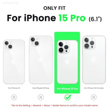 Load image into Gallery viewer, ORNARTO Compatible with iPhone 15 Pro Case 6.1", Liquid Silicone 3 Layers Full Covered Soft Gel Rubber Cover, Shockproof Protective Slim Phone Case with Anti-Scratch Microfiber Lining-Orange_3194
