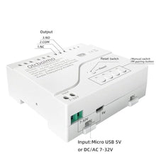 Load image into Gallery viewer, Otcboimo Smart WiFi Wireless Relay Switch Module, Tuya 4CH AC/DC 7-32V/ USB 5V Smart Life Remote Control Dry Contact Momentry Switch Compatible with Alexa and Google Home_7
