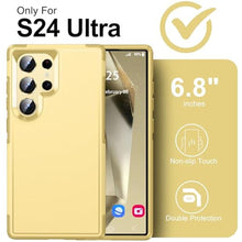 Load image into Gallery viewer, Oterkin for Samsung Galaxy S24 Ultra Case, [10FT Military Protection] S24 Ultra Case [Shockproof][Heavy Duty Dropproof] S24 Ultra Phone Case [Non-Slip Slim] Case for Samsung S24 Ultra (B-Yellow), SUltraBYellow_433
