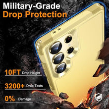 Load image into Gallery viewer, Oterkin for Samsung Galaxy S24 Ultra Case, [10FT Military Protection] S24 Ultra Case [Shockproof][Heavy Duty Dropproof] S24 Ultra Phone Case [Non-Slip Slim] Case for Samsung S24 Ultra (B-Yellow), SUltraBYellow_434
