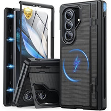 Load image into Gallery viewer, Oterkin Magnetic Samsung Galaxy Z Fold 7 Case with Stand, Black, ZFoldBlack_1
