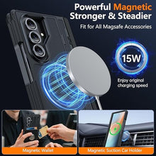 Load image into Gallery viewer, Oterkin Magnetic Samsung Galaxy Z Fold 7 Case with Stand, Black, ZFoldBlack_4359
