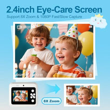 Load image into Gallery viewer, OTJ Kids Camera Instant Print - Instant Camera Kids Digital Camera Toys with 32GB Card - Best Birthday for Girls and Boys 3 4 5 6 7 8 9 10 Year Old, White_1792
