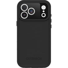 Load image into Gallery viewer, OtterBox Fr Series MagSafe Case for iPhone 17 Pro Max, Waterproof (IP68), Shockproof, Dirtproof, Protective Case with Built in Screen Protector, x5 Tested to Military Standard, Black_177

