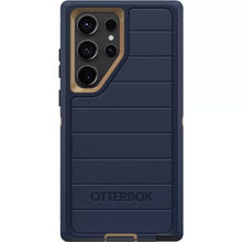 Load image into Gallery viewer, OtterBox Galaxy S23 Ultra (Only) - Defender Series Case - Blue Suede Shoes, Rugged &amp; Durable, with Port Protection, Includes Holster Clip Kickstand, Microbial Defense Protection - Non-Retail Packaging, BlueSuedeShoes_1570

