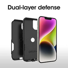 Load image into Gallery viewer, OtterBox iPhone 14 &amp; iPhone 13 Commuter Series Case - BLACK , slim &amp; tough, pocket-friendly, with port protection_8578
