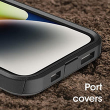 Load image into Gallery viewer, OtterBox iPhone 14 &amp; iPhone 13 Commuter Series Case - BLACK , slim &amp; tough, pocket-friendly, with port protection_8580
