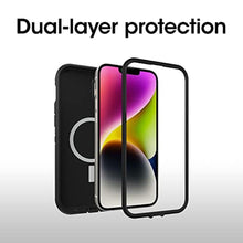 Load image into Gallery viewer, OtterBox iPhone 14 Plus Defender Series XT Case - Black, Screenless, Rugged, Snaps to MagSafe, Lanyard Attachment_7660
