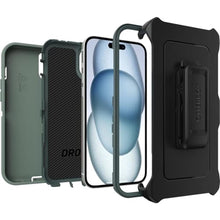 Load image into Gallery viewer, OtterBox iPhone 15 Plus and iPhone 14 Plus Defender Series Case - Realtree Edge (Blaze Orange/Black/RT Edge), Rugged &amp; Durable, with Port Protection, Includes Holster Clip Kickstand, Green_1014
